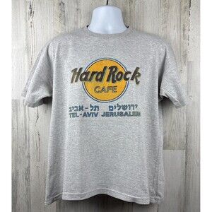 Vintage Hard Rock Cafe Jerusalem T-shirt Large (21”x25”)